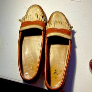 Vintage cole hann bi-colored loafers new heels and soles  circa 1980’s